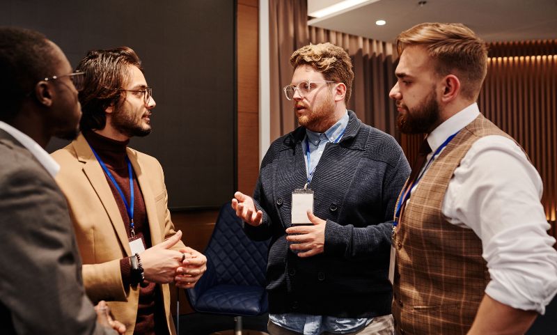 Sober Living Professionals Discussing At Conference